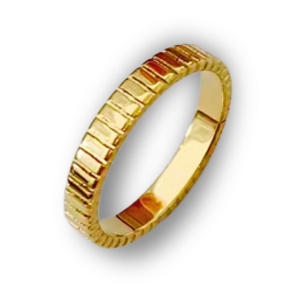 Kyra Gold Band Ring Unbranded